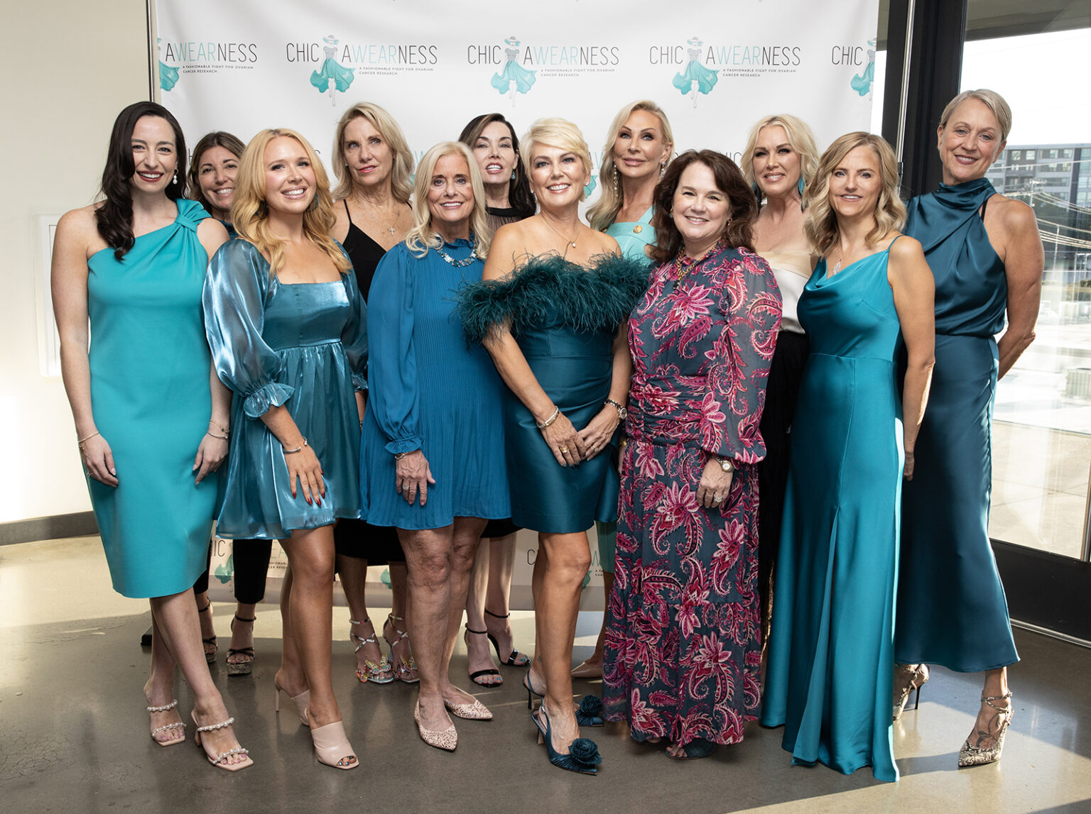 The Chic Awearness board poses for a photo at the event. (photo by Erin O. Smith)