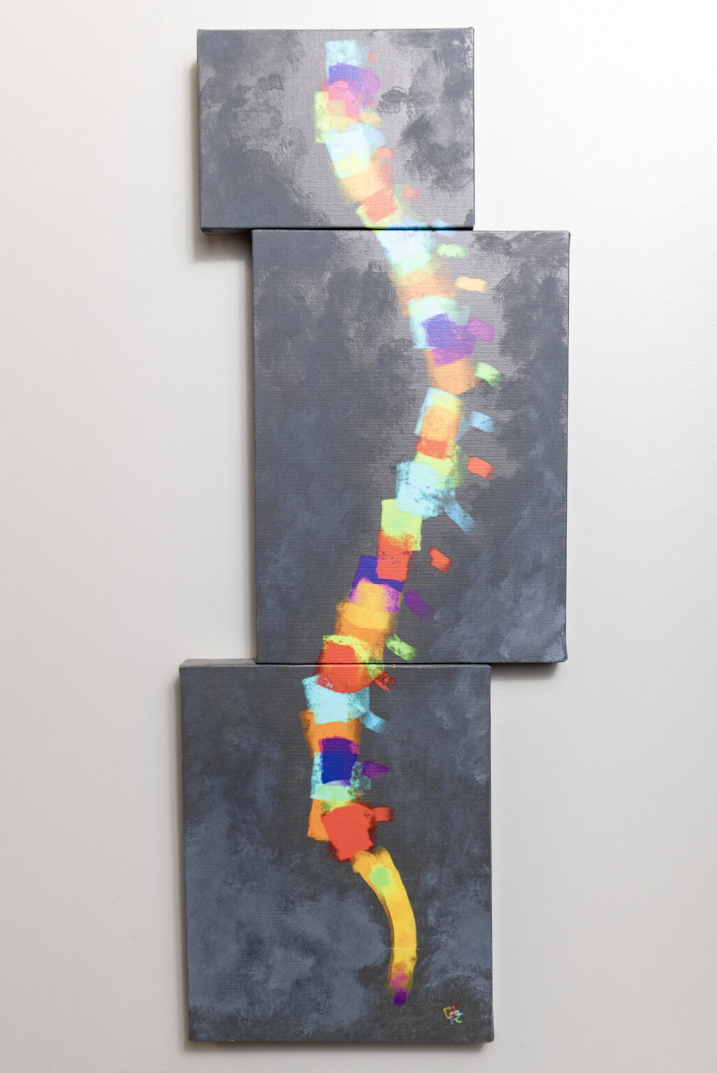 Artwork by David Curfman, MD. (photo by Erin O. Smith)