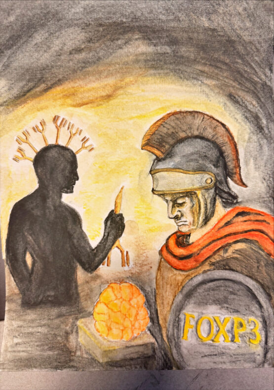 Image of February 2026 cover art for Diabetes created by Christopher Wilson, PhD.