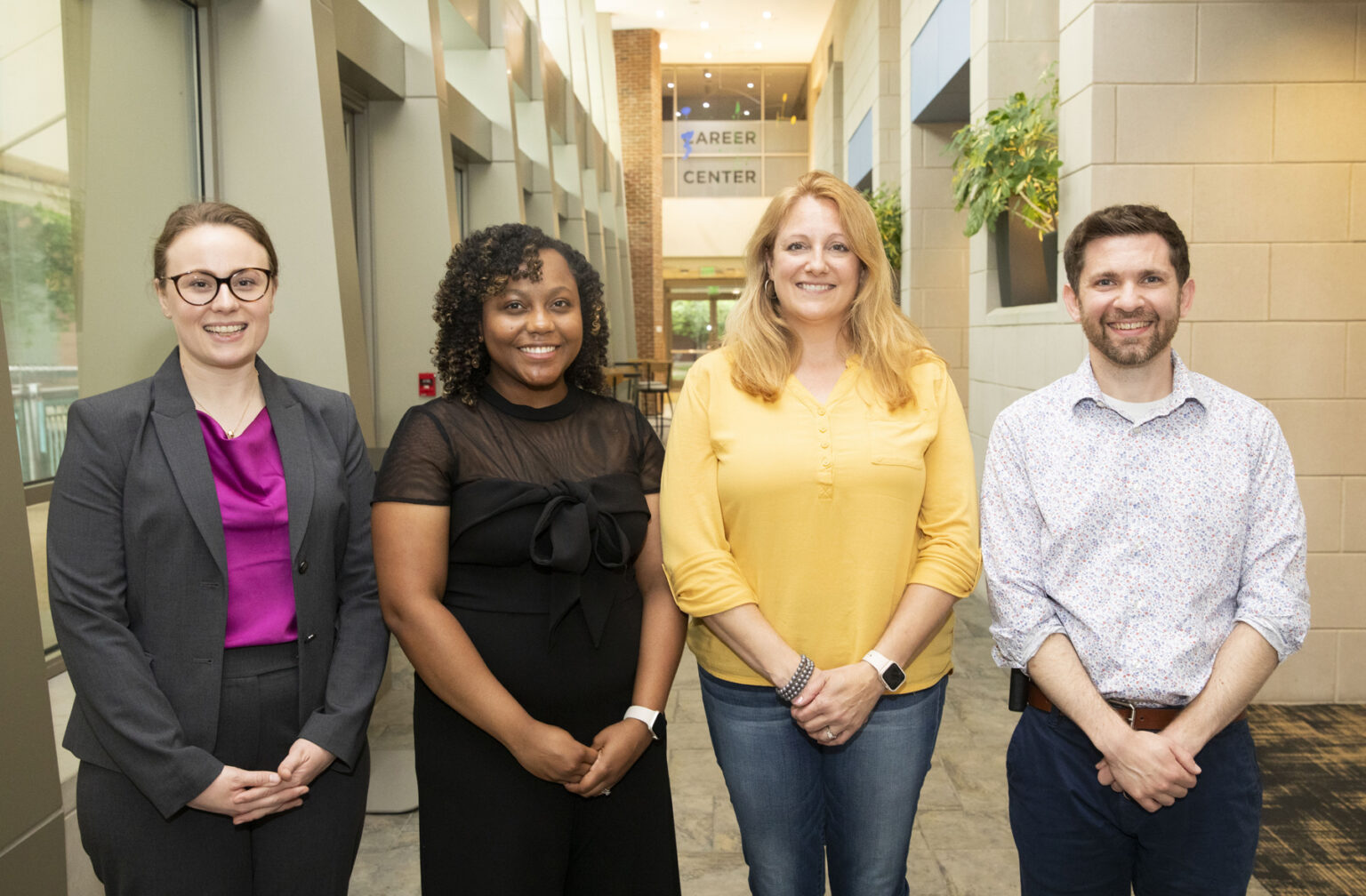 Terri Doss, second from right, a research assistant at the Vanderbilt Mouse Metabolic Phenotyping Center, received the Robert K. Hall Service Award for her outstanding contributions to the diabetes research community. Young investigators receiving awards at Diabetes Day are, left to right, Kathryn Snyder, MD, MPH; Darian Carroll; Doss and Dudley McNitt, PhD. Not pictured is Emily Hawes, PhD. (photo by Susan Urmy)