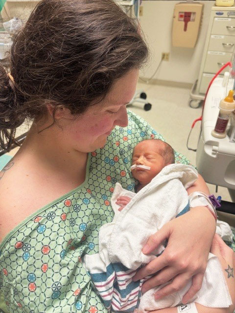 Alden-Paul Barrett Bishop, the first baby born at Vanderbilt University Hospital in 2026, arriving at 1:02 a.m. on Jan. 1. Alden-Paul weighed 5 pounds, 3.6 ounces, and was 18.9 inches long. Congratulations to mom Kristia and dad Byram Bishop on welcoming their fifth child, joining four sisters Raelynn, Adalynn, Marilynn and Madalynn.