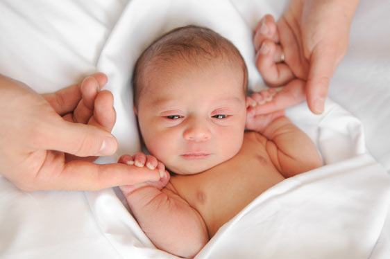 Eliana Avalon Wolf, daughter of Michael Wolf, M.D., VUMC pediatrics house staff, and Rachel Wolf, VUSM 4