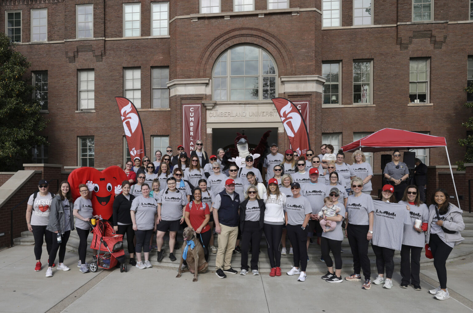 Team Vanderbilt turned out in force for the 2025 Wilson County Heart Walk. (photo by Donn Jones)