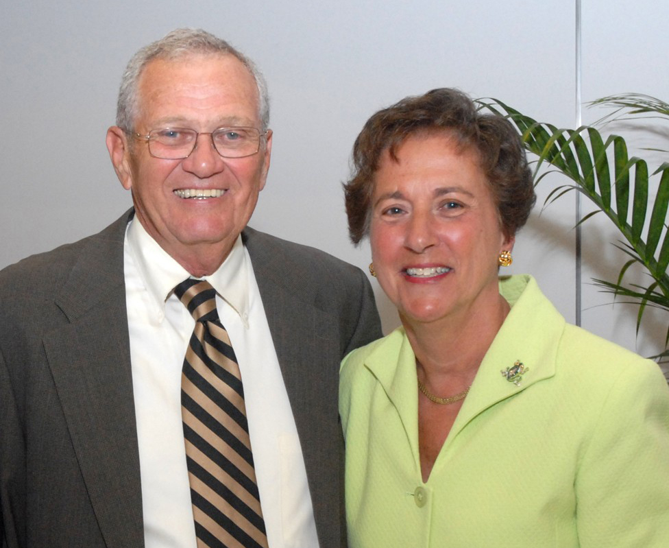 Lawrence (Larry) Wolfe, MD, and his wife, Sarah (Sally) Wolfe.