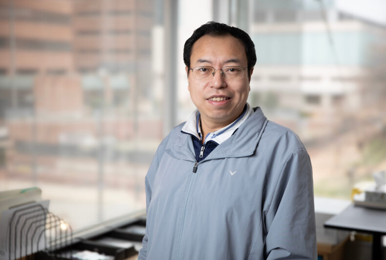 Zhongliang Zu, PhD. (photo by Erin O. Smith)