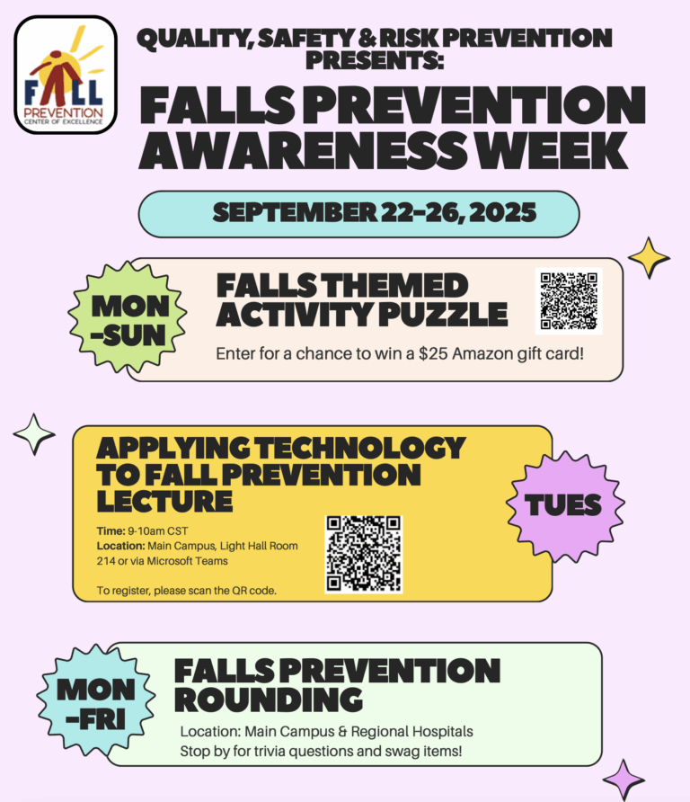 Fall Safety Lesson Yearly observance brings focus on preventing falls - Vanderbilt Health News