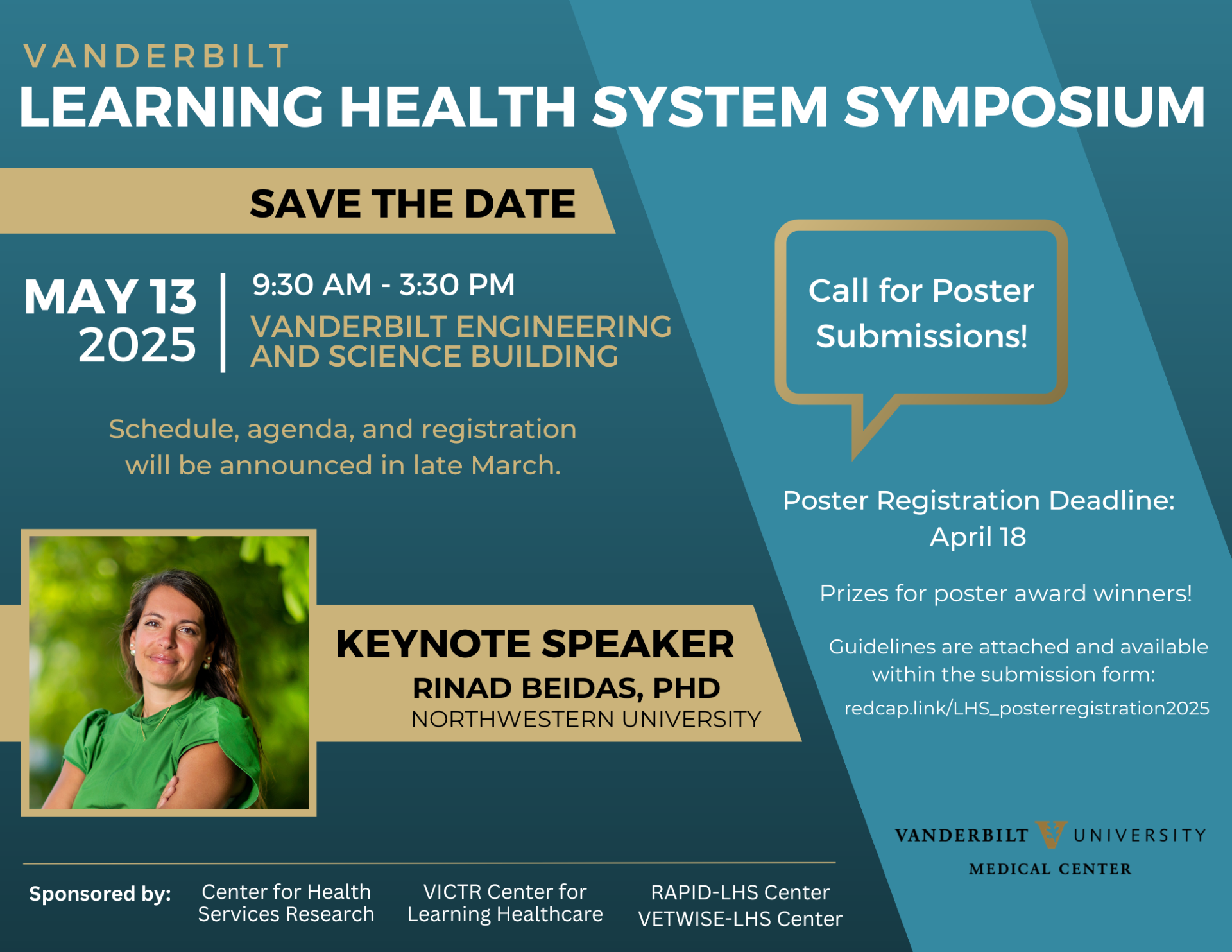 Learning Health Systems seminar to be May 13; poster registration ...