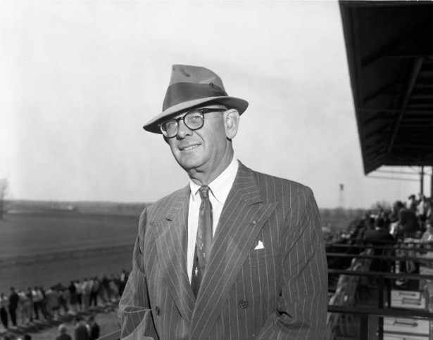 A.B. Hancock, Jr. April 15, 1960, Keeneland. Photo by Skeets Meadors.
